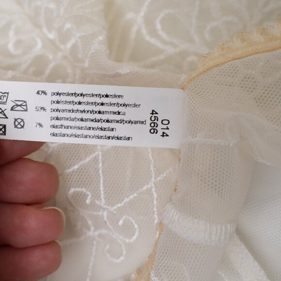 Chantelle Passionata Lace Panty White Cheeky Embroidered Made in France - Picture 9 of 9